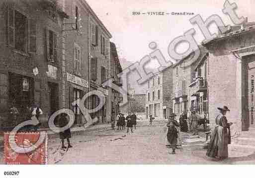 Ville de VIVIEZ, carte postale ancienne