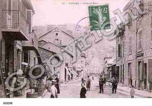 Ville de VIVIEZ, carte postale ancienne
