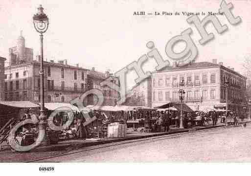 Ville de ALBI, carte postale ancienne