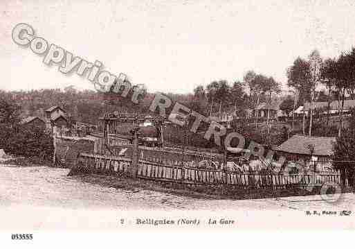 Ville de BELLIGNIES, carte postale ancienne
