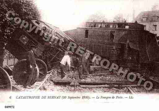 Ville de BERNAY, carte postale ancienne