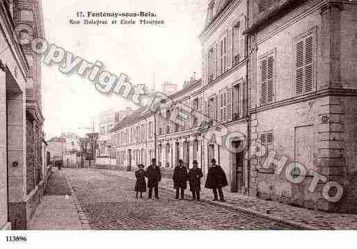 Ville de FONTENAYSBOIS, carte postale ancienne