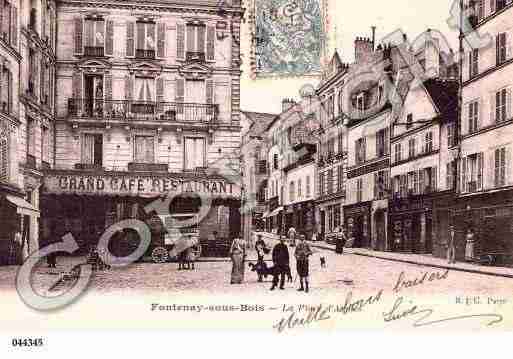 Ville de FONTENAYSBOIS, carte postale ancienne