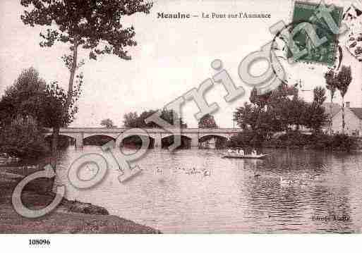 Ville de MEAULNE, carte postale ancienne