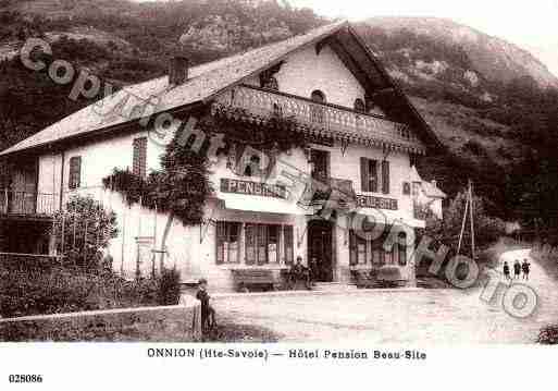 Ville de ONNION, carte postale ancienne