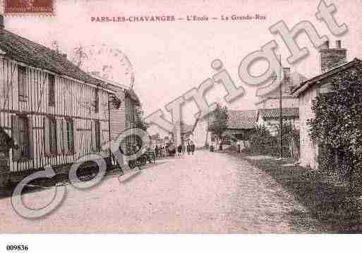 Ville de PARSLESCHAVANGES, carte postale ancienne