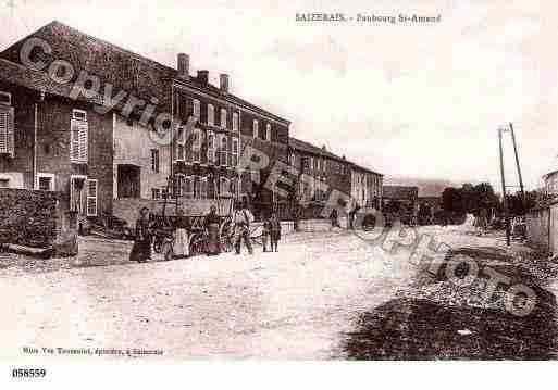 Ville de SAIZERAIS, carte postale ancienne