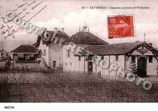 Ville de SAVIGNEUX, carte postale ancienne