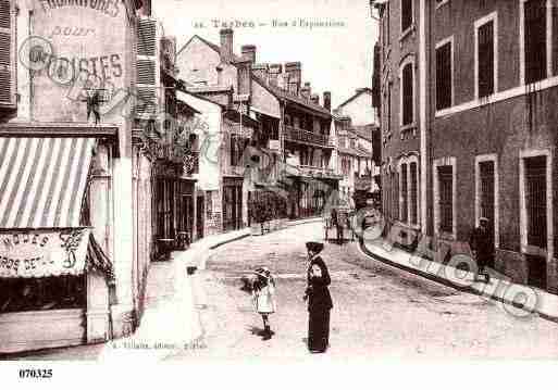 Ville de TARBES, carte postale ancienne