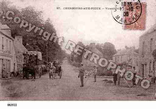 Ville de VIRANDEVILLE, carte postale ancienne