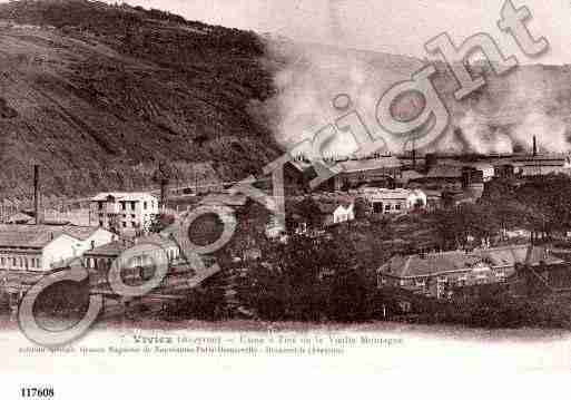 Ville de VIVIEZ, carte postale ancienne