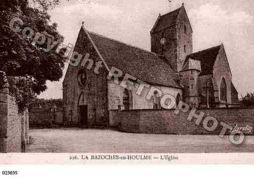 Ville de BAZOCHESAUHOULME, carte postale ancienne