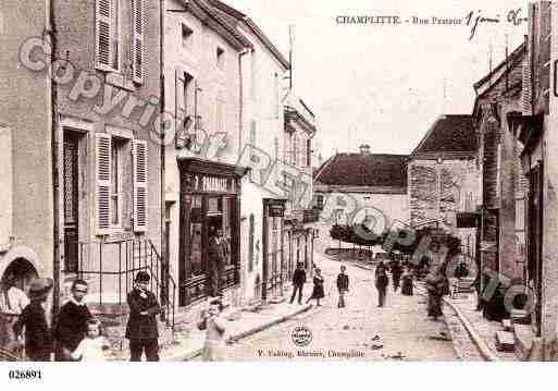 Ville de CHAMPLITTE, carte postale ancienne