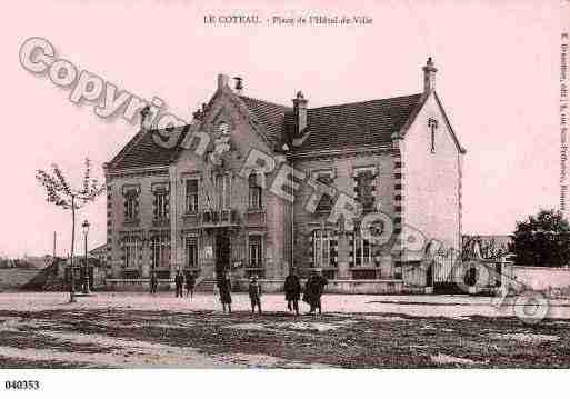 Ville de COTEAU(LE), carte postale ancienne