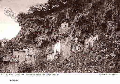 Ville de COTIGNAC, carte postale ancienne