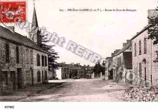 Ville de ERCEENLAMEE, carte postale ancienne