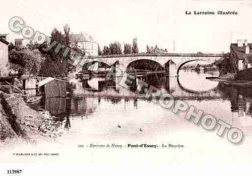 Ville de ESSEYLESNANCY, carte postale ancienne