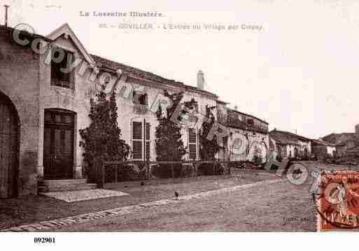 Ville de GOVILLER, carte postale ancienne