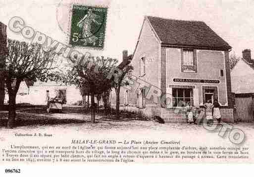 Ville de MALAYLEGRAND, carte postale ancienne