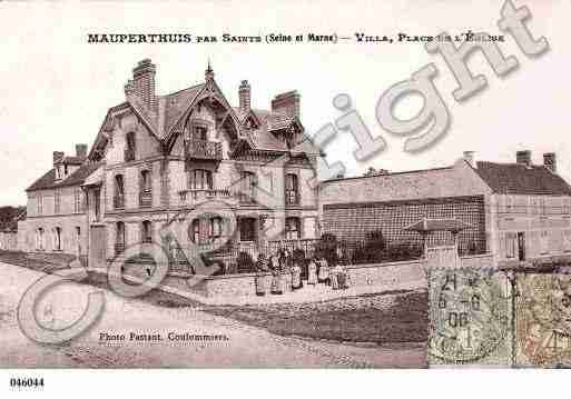 Ville de MAUPERTHUIS, carte postale ancienne