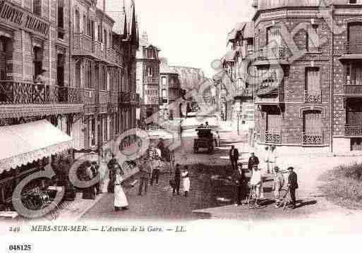 Ville de MERSLESBAINS, carte postale ancienne