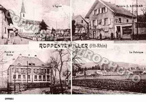 Ville de ROPPENTZWILLER, carte postale ancienne