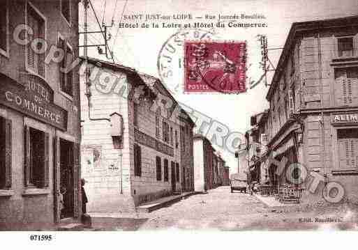 Ville de SAINTJUSTSAINTRAMBERT, carte postale ancienne