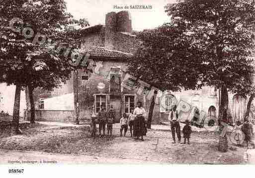 Ville de SAIZERAIS, carte postale ancienne