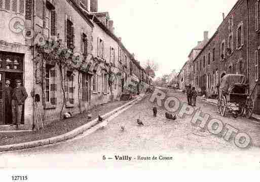 Ville de VAILLYSURSAULDRE, carte postale ancienne