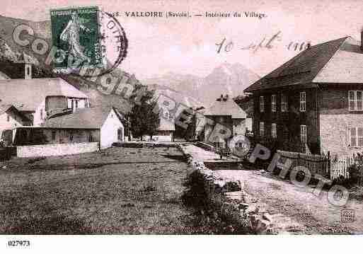 Ville de VALLOIRE, carte postale ancienne