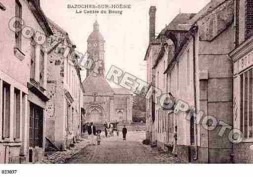 Ville de BAZOCHESSURHOENE, carte postale ancienne