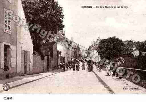 Ville de CHAMPLITTE, carte postale ancienne