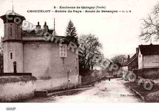 Ville de CHOUZELOT, carte postale ancienne