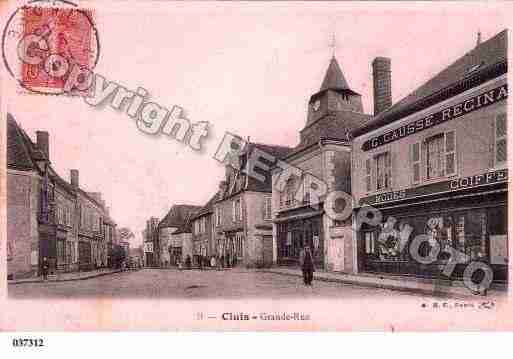 Ville de CLUIS, carte postale ancienne