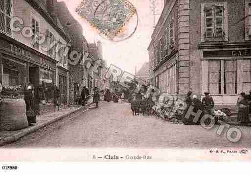 Ville de CLUIS, carte postale ancienne