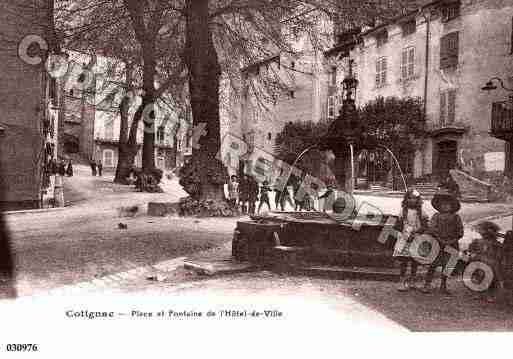 Ville de COTIGNAC, carte postale ancienne