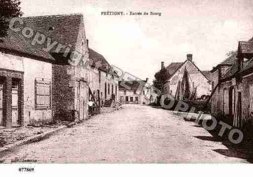 Ville de FRETIGNY, carte postale ancienne