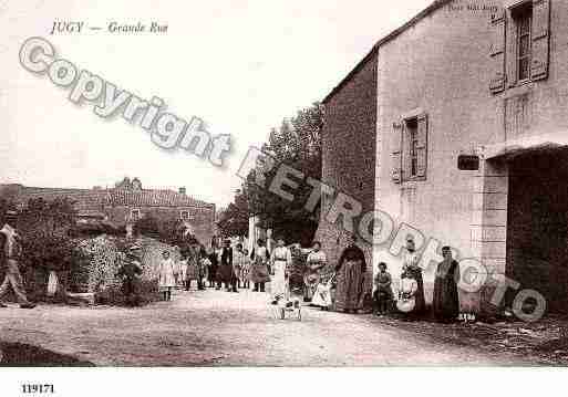 Ville de JUGY, carte postale ancienne