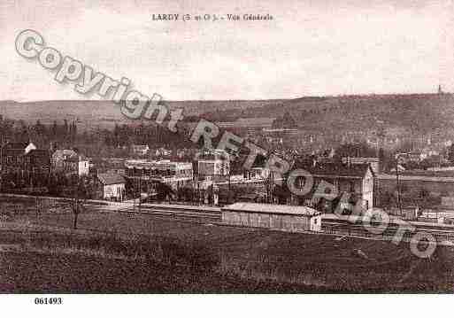 Ville de LARDY, carte postale ancienne