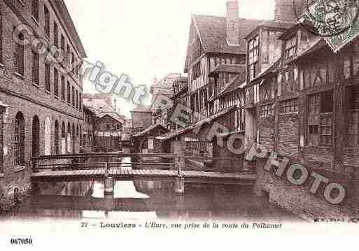 Ville de LOUVIERS, carte postale ancienne