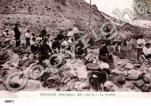 Ville de NEVACHE, carte postale ancienne