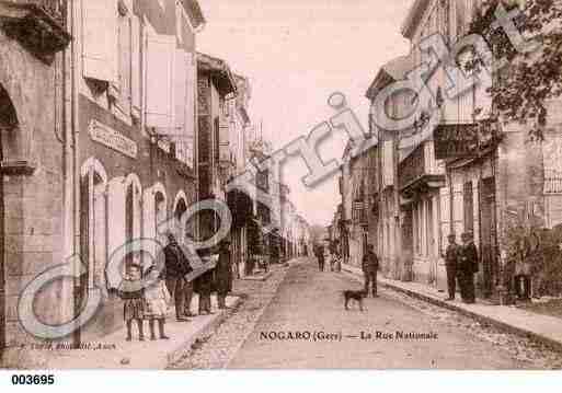 Ville de NOGARO, carte postale ancienne