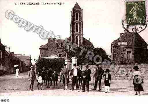 Ville de RICHARDAIS(LA), carte postale ancienne