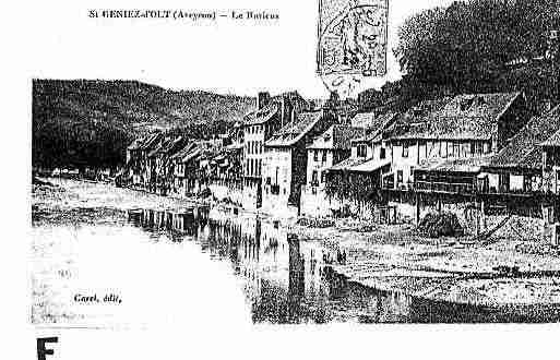 Ville de SAINTGENIEZD'OLT, carte postale ancienne