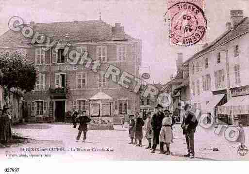 Ville de SAINTGENIXSURGUIERS, carte postale ancienne