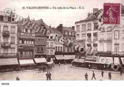 Ville de VALENCIENNES, carte postale ancienne