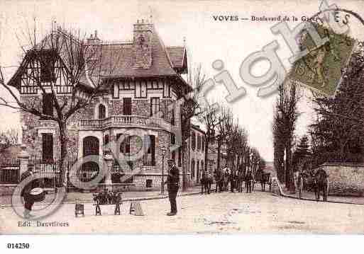 Ville de VOVES, carte postale ancienne