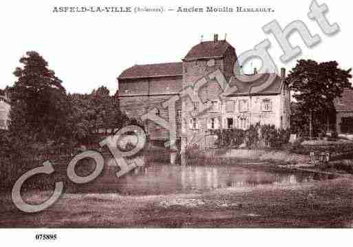 Ville de ASFELD, carte postale ancienne