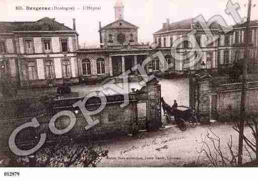 Ville de BERGERAC, carte postale ancienne