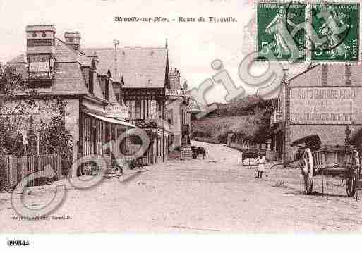 Ville de BLONVILLESURMER, carte postale ancienne